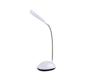 Bodhi200 0 Mini Lampe de Bureau LED Flexible Col de Cygne Clip sur Lampe pour Bureau, Tête de Lit et Ordinateurs Blanc