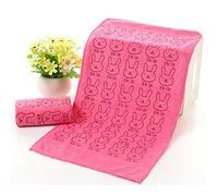 Bodhi2000 ® Bébé Lapin doux Serviette de bain lavable réutilisable bébé Lingettes mains visages