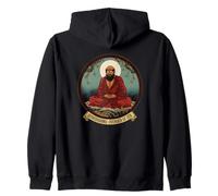 Bodhidharma Moine Bouddhiste Zen Bouddhisme Art Vintage Sweat à Capuche