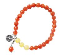 BODHIS Bracelet, 6 mm, pièce de Monnaie Naturelle de Chine du Sud, Bracelet Porte-Bonheur, Bracelets Reiki, Talisman pour Pr
