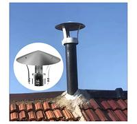 BODHIS Chapeau de cheminée, Chapeau de cheminée Anti-Pluie, Chapeau de cheminée galvanisé, Chapeaux de cheminée extérieurs