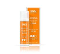 BODI BEAUTY Crème solaire visage SPF 50 30 ml - hydratante anti-photovieillissement | UVA/UVB/IR-A | acide hyaluronique & caféine | texture légère non grasse, peaux sensibles, résistante à l’eau