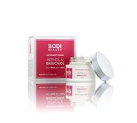 BODI BEAUTY - Crème Visage Nuit au Rétinol & Bakuchiol 50 ml - Soin anti-âge hydratant | Peptides, Phyto-collagène ginseng, Niacinamide | Peau sèche/Normale | Confort, souplesse, éclat dès le matin