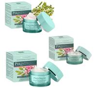 BODI BEAUTY Pirin Dream Routine Complète - Crème de jour 50 ml + Crème de nuit anti-rides 50 ml + Contour des yeux 25 ml - Acide hyaluronique, Cica (Centella), Rosa Damascena, Regu-Age - Peaux sèches