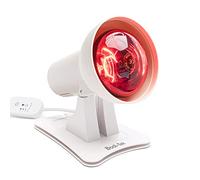 Bodi-Tek Lampe chauffante infrarouge kiné avec ampoule incassable de 150 W pour une pénétration profonde et apaisante, aide à soulager les douleurs musculaires et les raideurs articulaires, minuterie