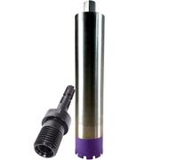 BoDi-TOOLS | Couronne de forage diamantée avec filetage 1 1/4", longueur utile 400 mm, trépan pour béton | Ø 82 mm & adaptateur SDS Max