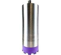 BoDi-TOOLS | Couronne de forage diamantée turbo 1 1/4" pour béton humide et sec, longueur utile 400 mm | Ø 62 mm + adaptateur SDS Max