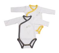Lot de 2 bodies Pluche et Pompon MULTICOLORE Sauthon