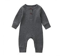 Bodies bébé Barboteuse Une pièce Combinaison Enfant Doux et Confortable Vêtements Confortables Body Parfait pour 3 6 Mois Nouveau-né Unisexe
