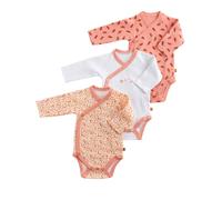 Bodies Bébé Lot De 3 - Esmee Rose/Blanc