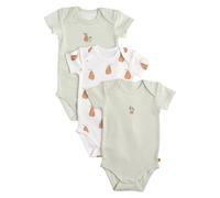 Bodies bébé manches longues en coton lot de 3 vert 3 mois