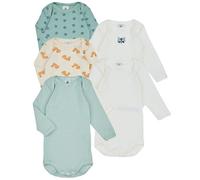 Bodies garcons Petit Bateau BODY US ML RITON PACK X5 Multicolore 18 mois