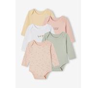 Bodies manches longues bébé fleuris vert sauge 3M(60CM)