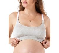 Bodily Everything Soutien-Gorge de Grossesse et d'allaitement sans Fil pour Grossesse et Allaitement - InStyle Best Soutien-Gorge de Grossesse S-XL, Gris, M