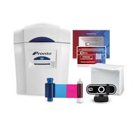 Bodno Magicard Pronto Carte d'identité et souper Paquet de Fournitures avec Id Software, Appareil Photo, 300 Cartes et 300 du Ruban d'impression Imprimante Magicard Pronto ID Card Printer