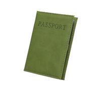 BODOBTF 1 étui de protection universel en cuir synthétique pour passeport de voyage, vert clair, Taille unique