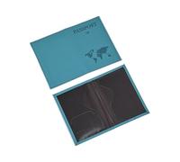BODOBTF Couverture de passeport de voyage imprimée carte pour homme et femme - Porte-passeport - Porte-carte d'identité - Clip pour billet d'avion - Accessoires de voyage, Hbe, Taille unique