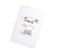 BODOBTF Couverture de passeport pour couple amoureux - Avion simple - Pour femme et homme - Cadeau de mariage tendance, 27, Taille unique