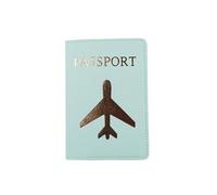 BODOBTF Couverture de passeport pour couple amoureux - Avion simple - Pour femme et homme - Cadeau de mariage tendance, 21, Taille unique