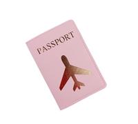BODOBTF Couverture de passeport pour couple amoureux - Avion simple - Pour femme et homme - Cadeau de mariage tendance, 25, Taille unique