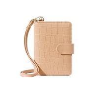 BODOBTF Étui de passeport de voyage à suspendre en cuir PU avec lettres personnalisées, Y9087 Marron, Taille unique