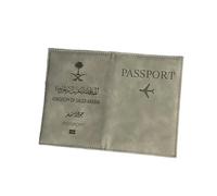 BODOBTF Étui de protection tendance pour passeport, gris, Taille unique