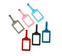 BODOBTF Lettres personnalisées Mode Voyage Passeport Holder PU Cuir Saffiano Passeport Cover Bagage Tag Set Dropshipping, bleu ciel, Taille unique