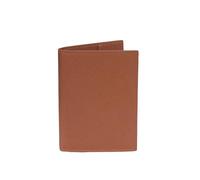 BODOBTF Porte-passeport de voyage en cuir Saffiano avec lettres personnalisables, blanc, Taille unique