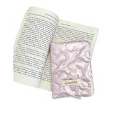 BODOBTF Porte-passeport en forme de nœud pour femme - Accessoire de voyage - Pour ticket de voyage, documents d'identité, Nœud rose, Taille unique