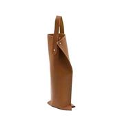 BODOBTF Sac cadeau réutilisable en cuir pour vin, champagne bière, sac cadeau pour fête prénuptiale, pique-nique, blanc, 1pcs