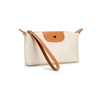 BODOBTF Sacs à main pour femmes design de marque Dumpling sacs de luxe sacs en cuir long portefeuille mignon dames sacs à main avec fermeture éclair et dragonne, beige, Taille unique