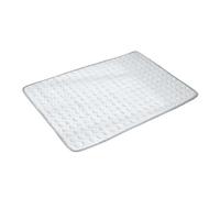 BODOBTF Tapis de refroidissement pour chien et chat - Couverture respirante et lavable - Accessoires pour animaux domestiques (gris clair, taille L, 70 x 55 cm)