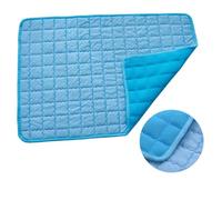 BODOBTF Tapis rafraîchissant d'été pour chien - Lit extra large pour petits et grands chiens - Accessoires pour animaux de compagnie - Couverture durable pour canapé et chat (B, S - 60 x 45 cm)