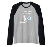 Bodrum Turquie Goélette de Bateau à Voile Motif Vacances Manche Raglan