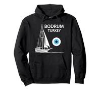Bodrum Turquie Goélette de Bateau à Voile Motif Vacances Sweat à Capuche