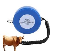 Bods de portée mammaire - échelle animale flexible de 2,5 m | Bande de mesure robuste avec échelle pour la détermination du poids, idéal pour les vaches cochons veaux dans le hof weide stable pour le