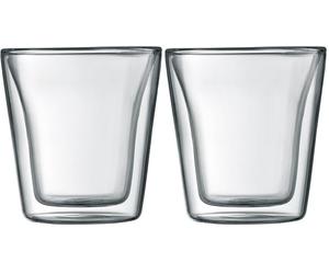 Bodum - 10108-10 - Canteen - Set 2 Verres Double Paroi - 10 cl (Lot de 2)