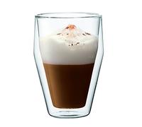 Bodum 10482-10 Titlis Set de 2 Verres Double Paroi Empilable Verre Transparent 0,35 L