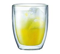 Bodum 10605-10 Bistro Set de 2 Mugs Jumbo Double Paroi Verre Transparent 0.45 L