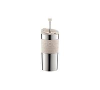 BODUM 11067-913 TRAVEL PRESS MUG A PISTON PETIT MODELE 0,35 L BLANC CREME