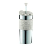 Bodum 11067-913 Travel Press Mug À Piston Petit Modèle 0,35 L Blanc Crème Multicolore