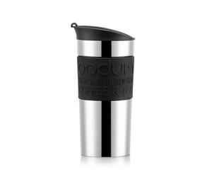 Bodum 11068-01 Plastique Tasse de voyage sous vide, 0,35 l, noir, S (lot de 1)