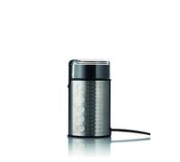 BODUM - 11160-57EURO-4PL - Bistro - Moulin à Café électrique à Lamelles - 150 W - Finition Métallique