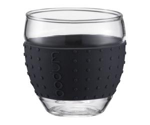 Bodum - 11165-01 - Pavina - Set 2 Verres - 0,1 L - Noir