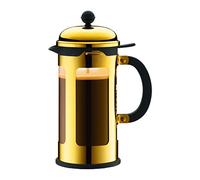 Bodum - 11172-17 - Chambord- Cafetière à Piston avec Bec Verseur - 1 L - Or 8 tasses