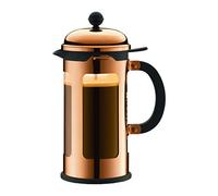 Bodum -11172-18 - Chambord - Cafetière à Piston avec 8 Tasses - Bec Verseur - Cuivre - 1,0 L