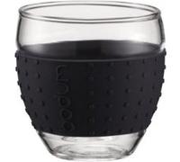 BODUM 11185-01 PAVINA SET 2 VERRES 0,35 L NOIR Noir G