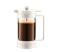 Bodum 11376-913 Bean Cafetière à Piston avec 8 Tasses Verre Blanc 1,0 L