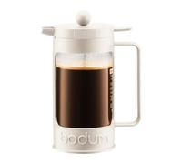 Bodum 11376-913 Bean Cafetière À Piston Avec 8 Tasses Verre Blanc 1,0 L