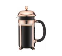 Bodum 11652-18 Chambord Cafetière À Piston Avec 8 Tasses Verre Cuivre 10 L